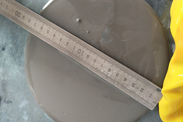 Test of Water reduction rate