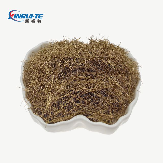 Copper Coated Coppered Micro Steel Fiber Fibers Used in Concrete