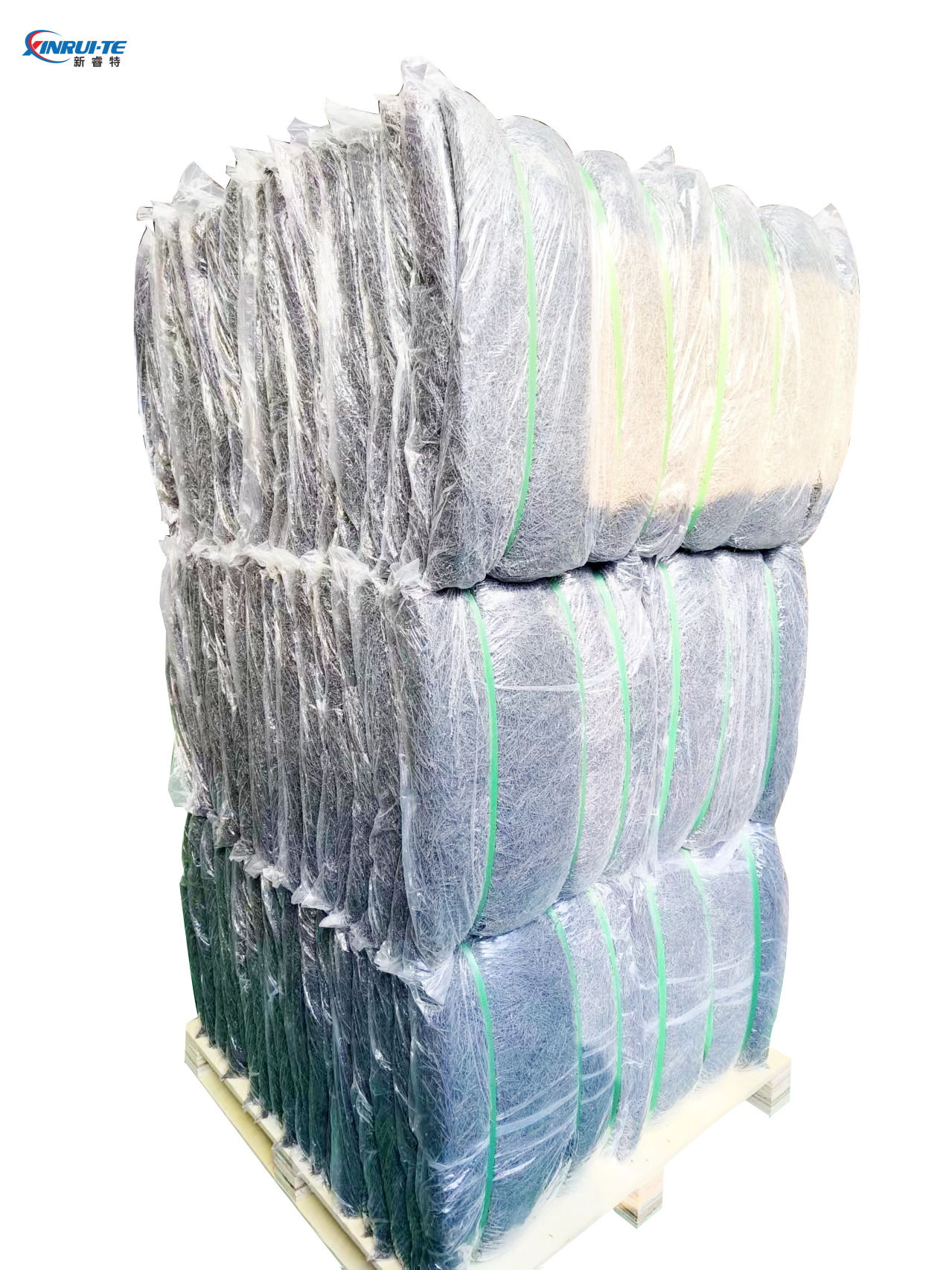  High Strength Embossed Grey PP Fibers for Sprayed Concrete