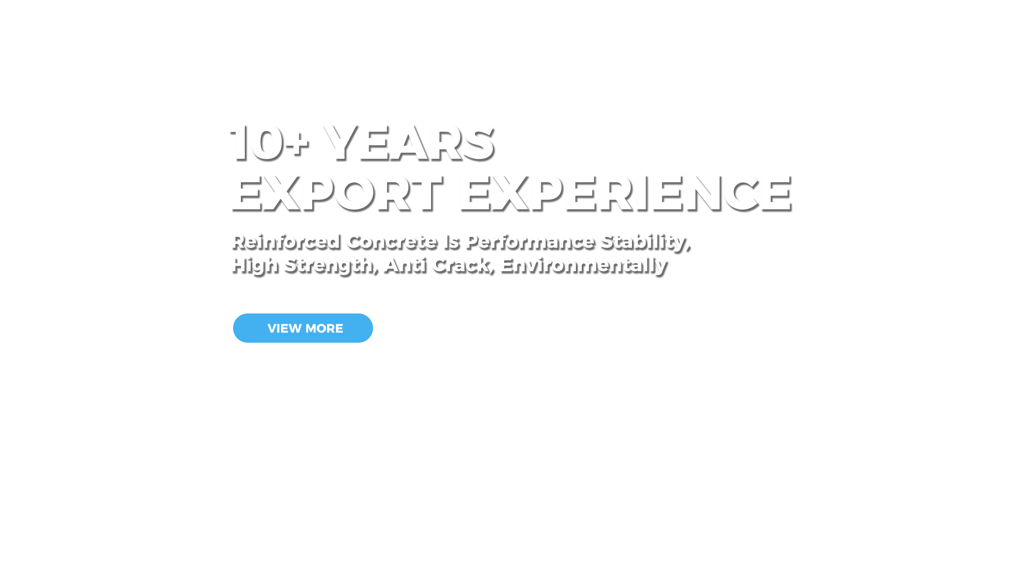 10+ years export experience in concrete fibers, polycarboxylate superplasticizer