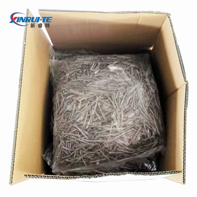 Macro Structural Synthetic Polymer PP Polypropylene Hybrid Fiber for Concrete