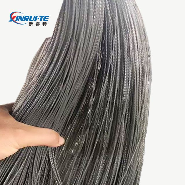  High Strength Embossed Grey PP Fibers for Sprayed Concrete