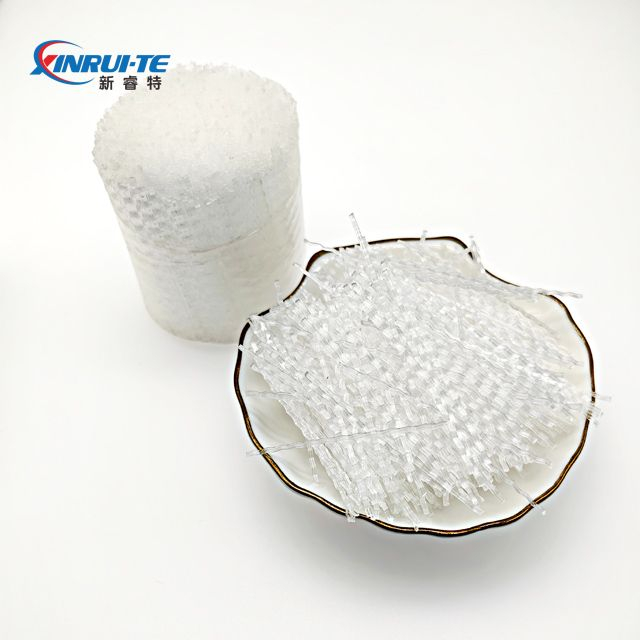 Polypropylene PP Curved Macro Synthetic Waved Fibres for Shotcrete