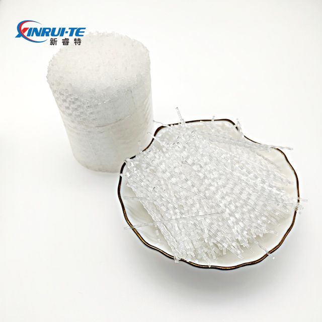 Polypropylene PP Curved Macro Synthetic Waved Fibres for Shotcrete