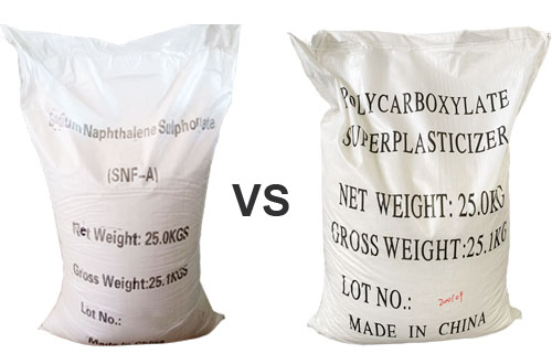 Water Reducers for Concrete: Strength Comparison of Naphthalene and Polycarboxylate Types